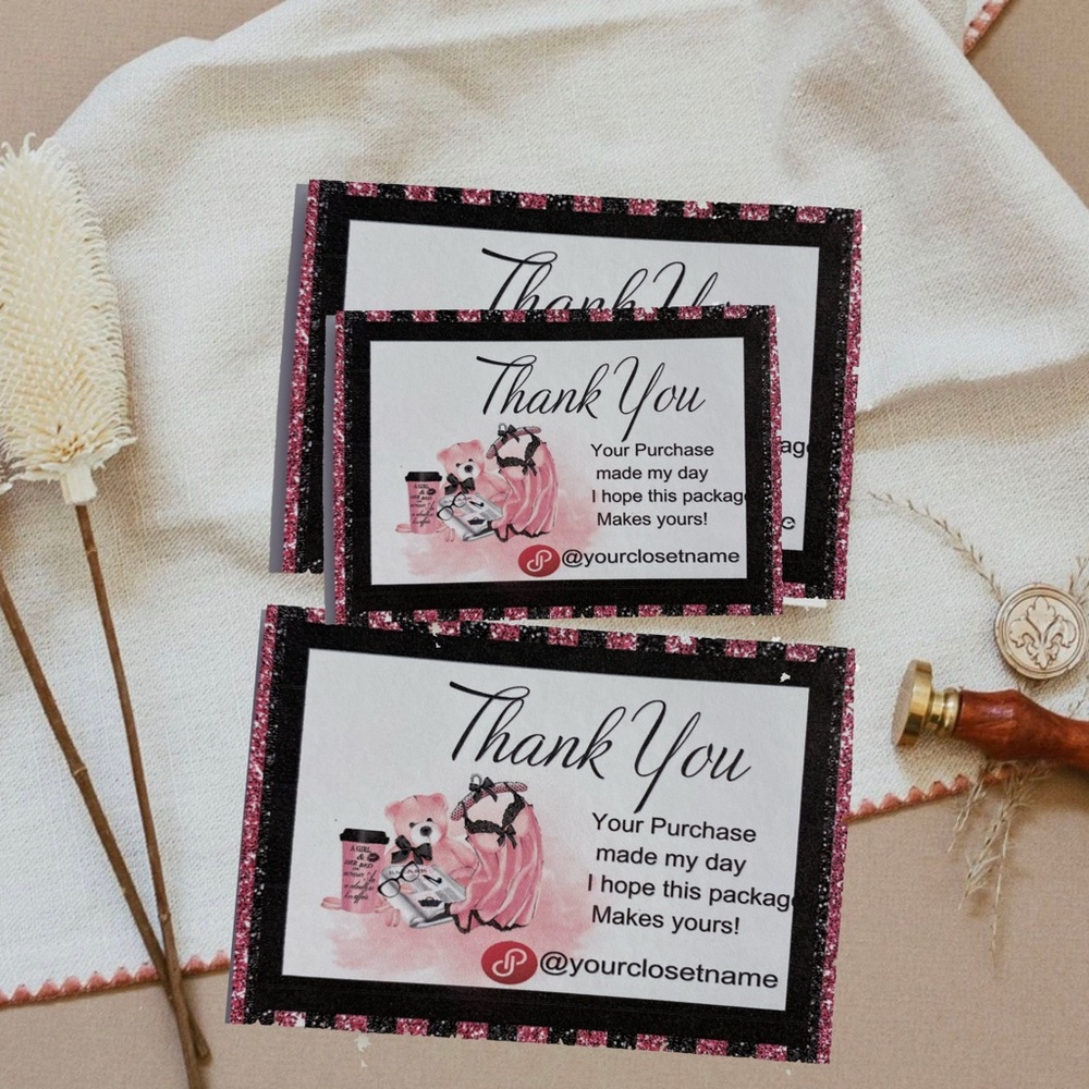 Thank You Cards for Packaging - Picture 2 of 13